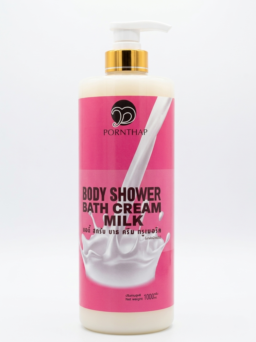 Pornthap Body Shower Bath Cream Milk.