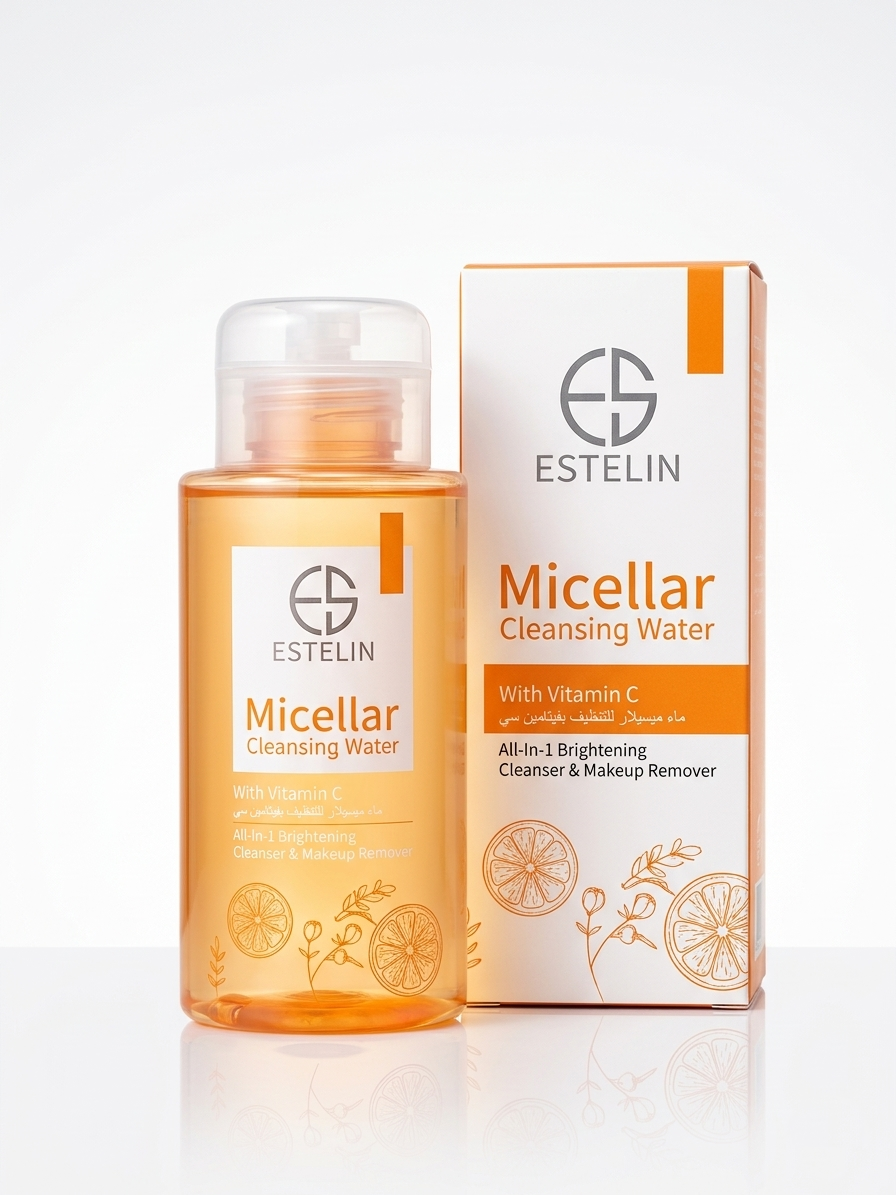 Estelin Micellar Cleansing Water with Vitamin C.