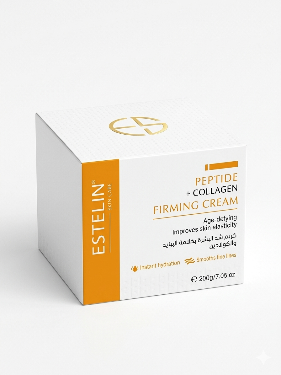 Estelin Peptide + Collagen Firming Cream.